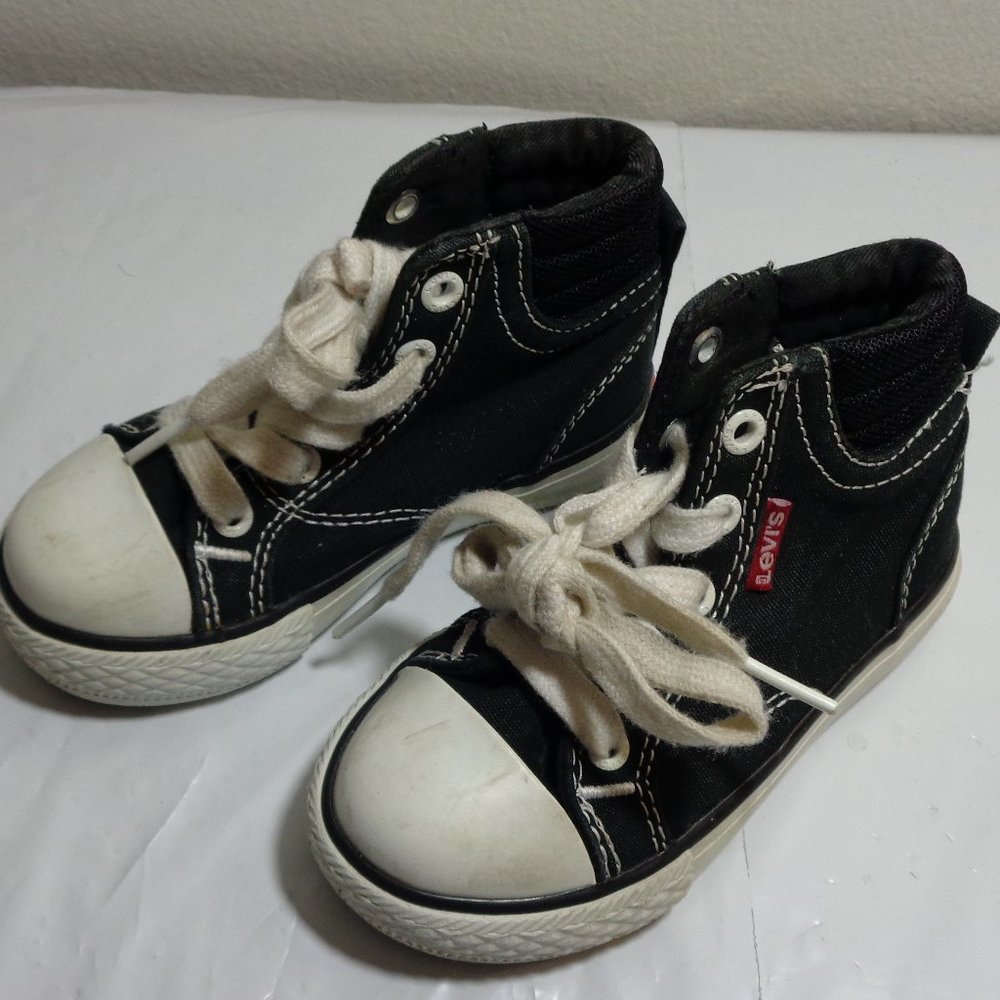 Levi's Toddler Sneakers Black and White 7 (Child)